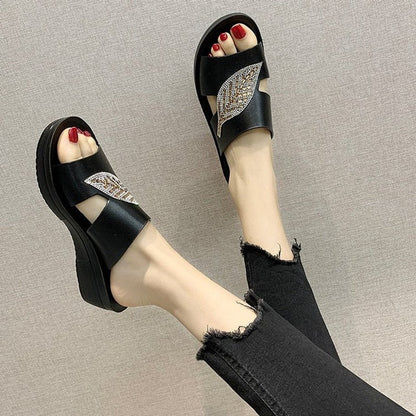 Damen Sandalen mit offener Spitze und hohem Absatz