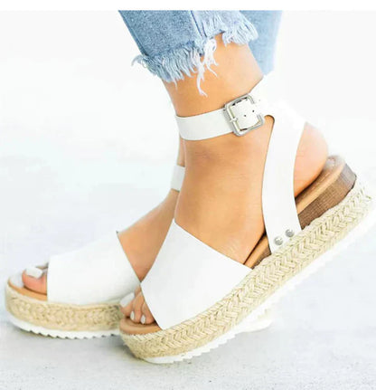 Espadrille Plateausandalen für Frauen