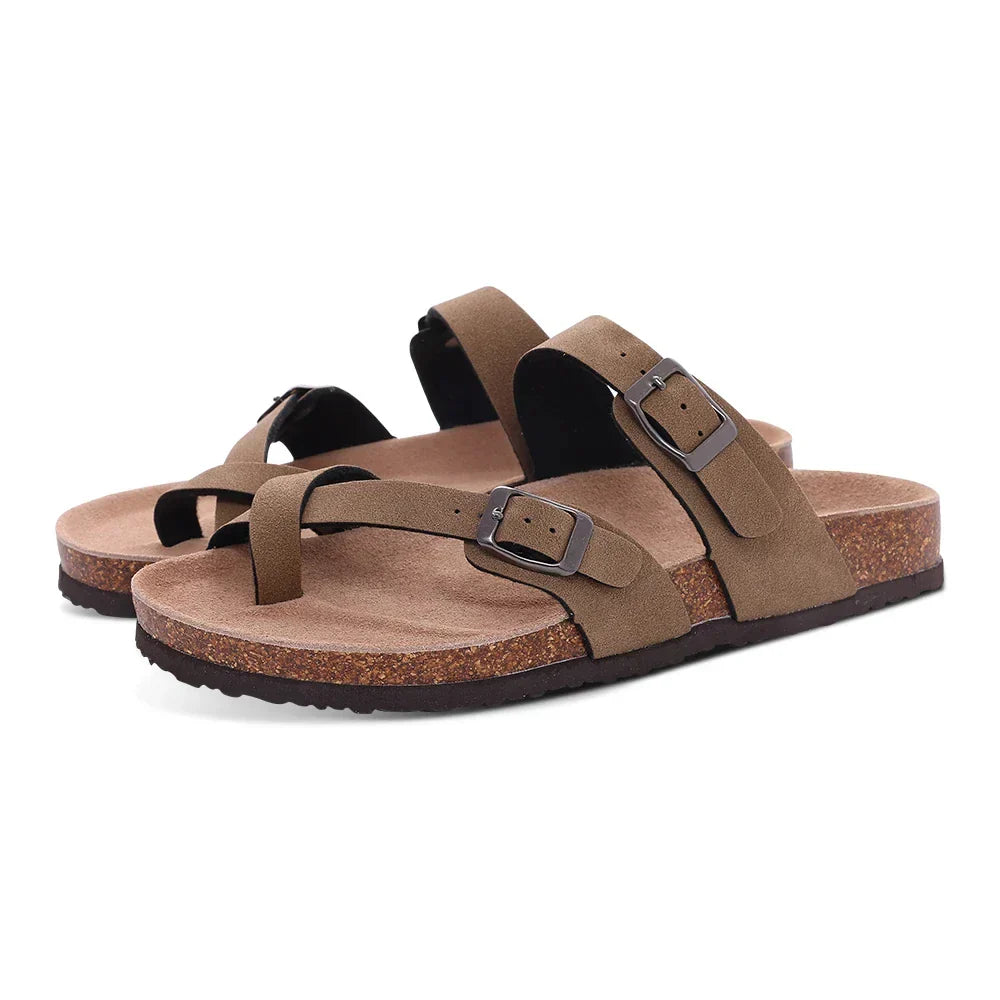 Sandalen mit Wildlederfußbett