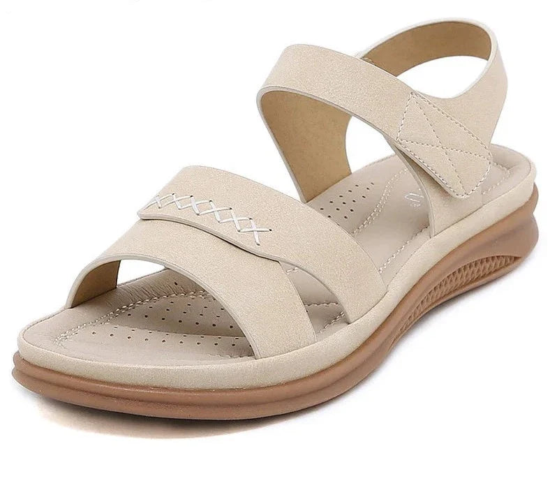 Flache Muffin Sandalen Schuhe für Frauen