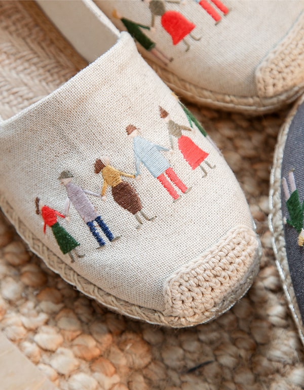 Flache Puppenschuhe für Frauen