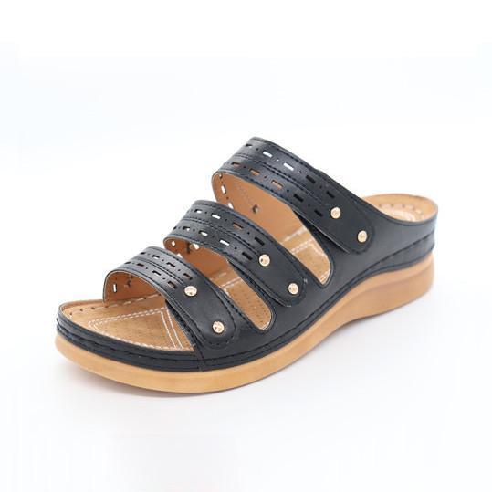 Rutschfeste Damen-Retro-Sandalen