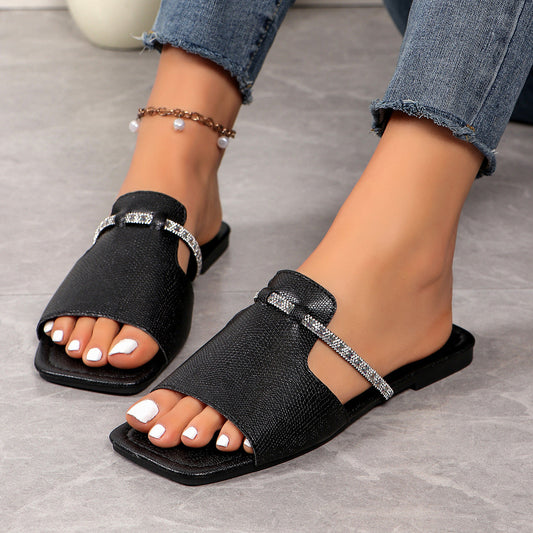 Flache Damen-Sandalen