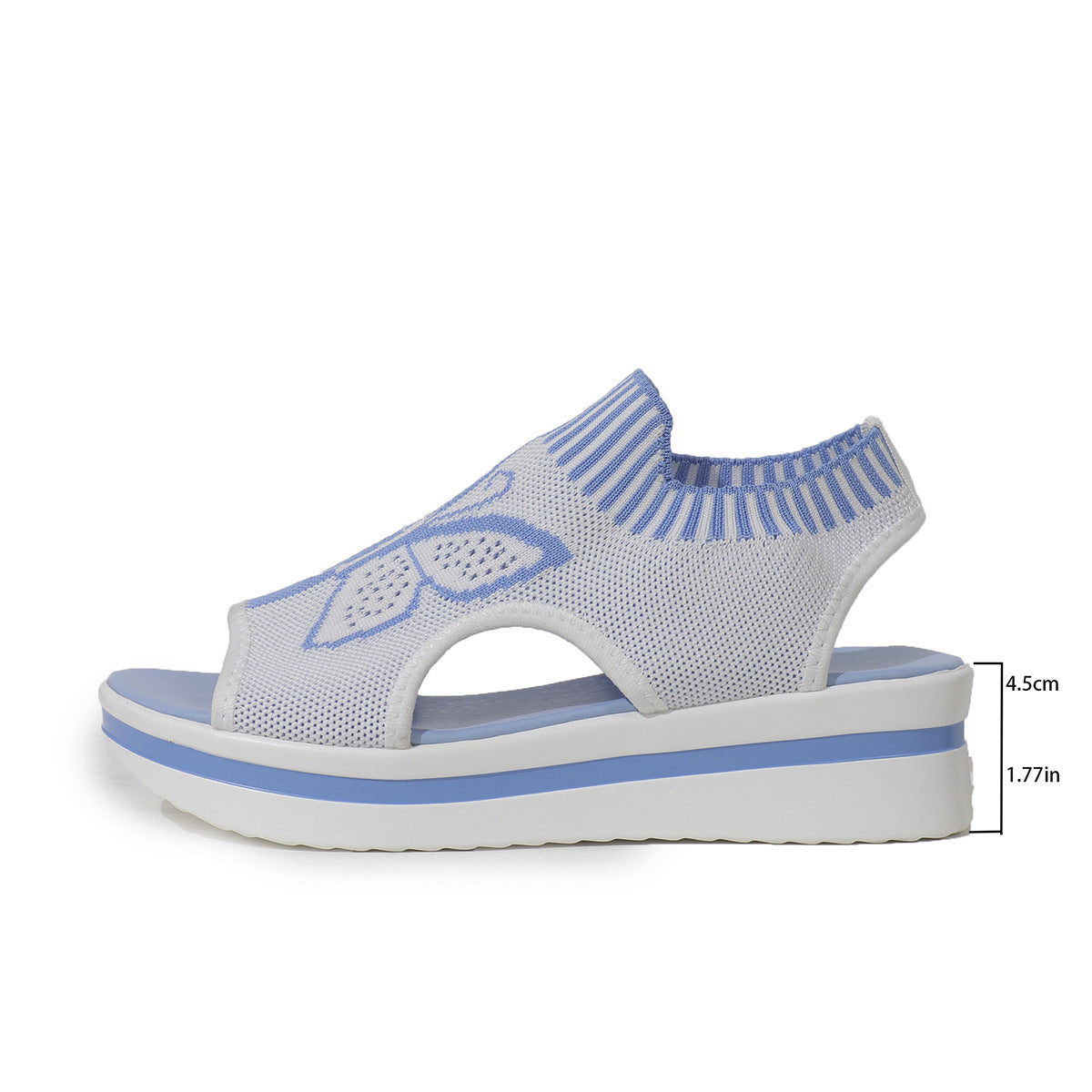 Sommer Schmetterling Print Sport Sandalen