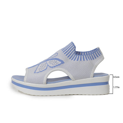 Sommer Schmetterling Print Sport Sandalen