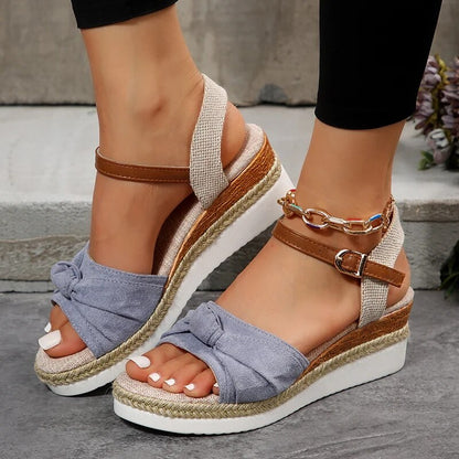 Sommer Espadrilles Sandalen zum Hineinschlüpfen