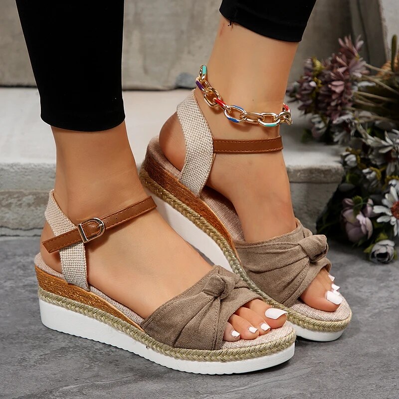 Sommer Espadrilles Sandalen zum Hineinschlüpfen