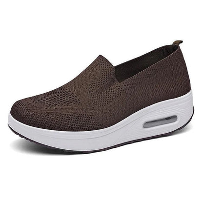 Frauen orthopädische Turnschuhe, Kissen Plattform Diabetiker Walking Schuhe Slip On