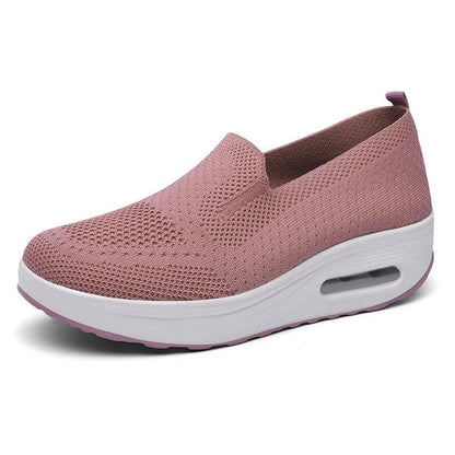 Frauen orthopädische Turnschuhe, Kissen Plattform Diabetiker Walking Schuhe Slip On