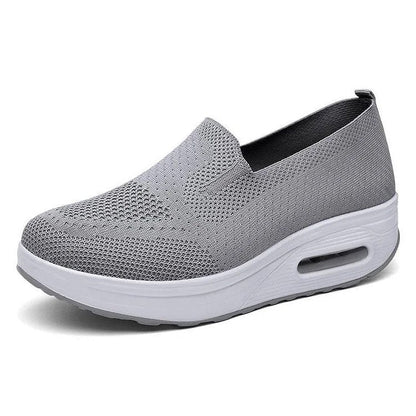 Frauen orthopädische Turnschuhe, Kissen Plattform Diabetiker Walking Schuhe Slip On