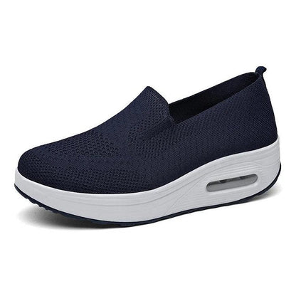 Frauen orthopädische Turnschuhe, Kissen Plattform Diabetiker Walking Schuhe Slip On