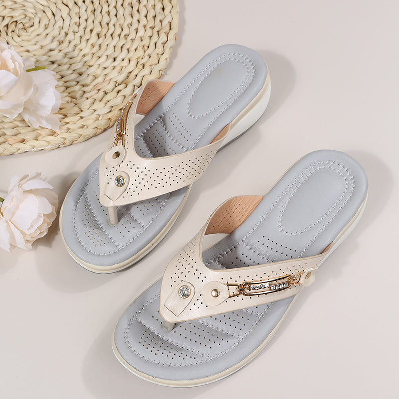 Women's Arch Support Soft Cushion Flip Flops Thong Sandalen Hausschuhe