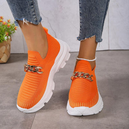 Women's Breathable Fly Woven Surface Lightweight Comfortable Casual Shoes