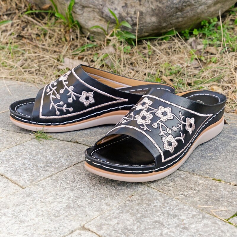 Floral Design Damen Sommer Slides