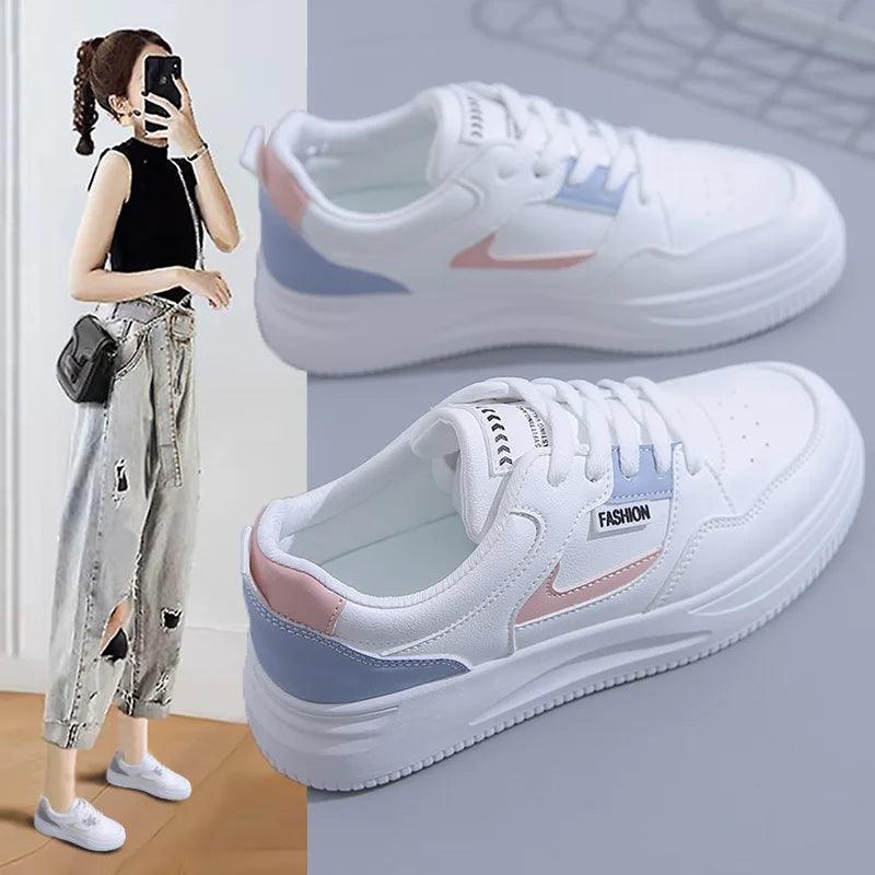 New Spring Women's Shoes All-match Casual Women Platform Designer Sneakers Flats Runnning Shoes - Shop & Buy