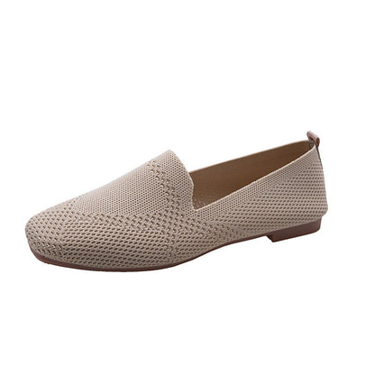 Loafer aus Stretch-Stoff mit Gummisohle