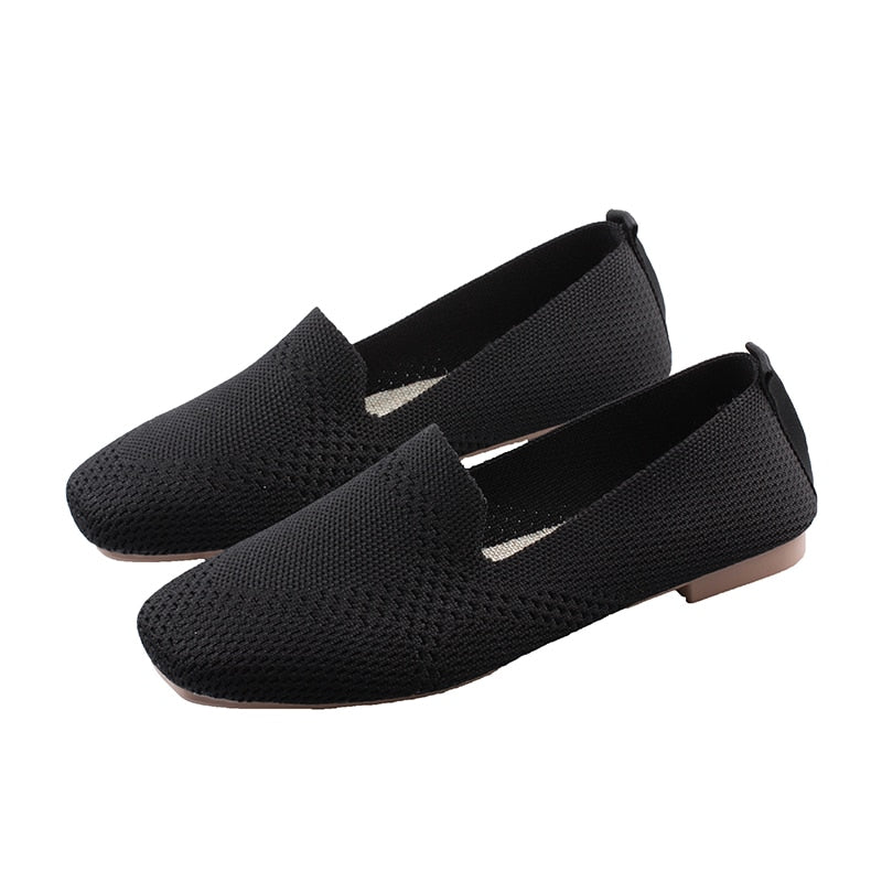 Loafer aus Stretch-Stoff mit Gummisohle