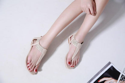 Strand Riemchen Sandalen