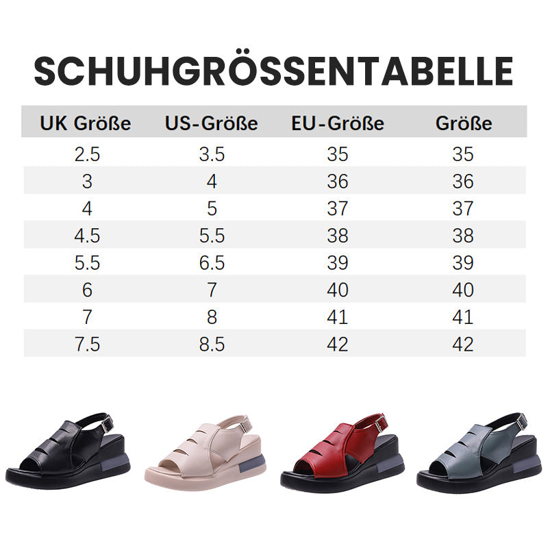 Komfort-Keilriemchensandalen