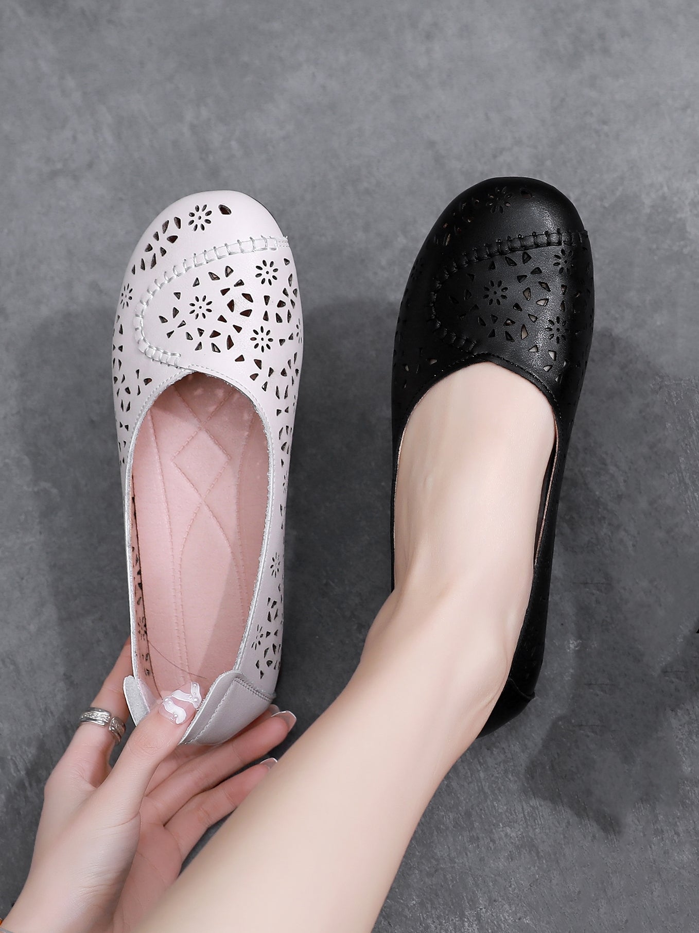 Hohle Schuhe Frauen Slipper