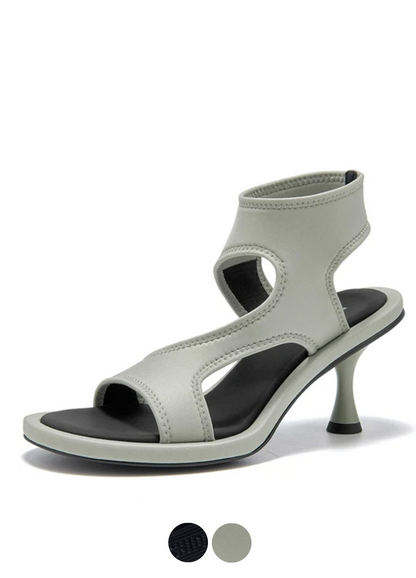 Slingback-Sandalen aus Leder