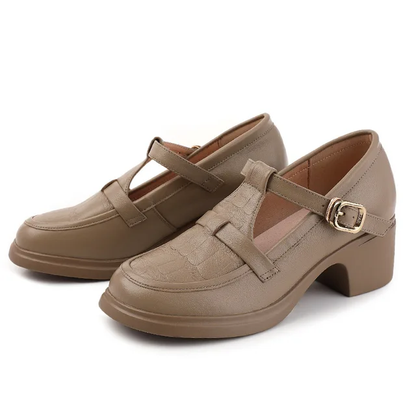 Damen Pumps mit quadratischem Absatz