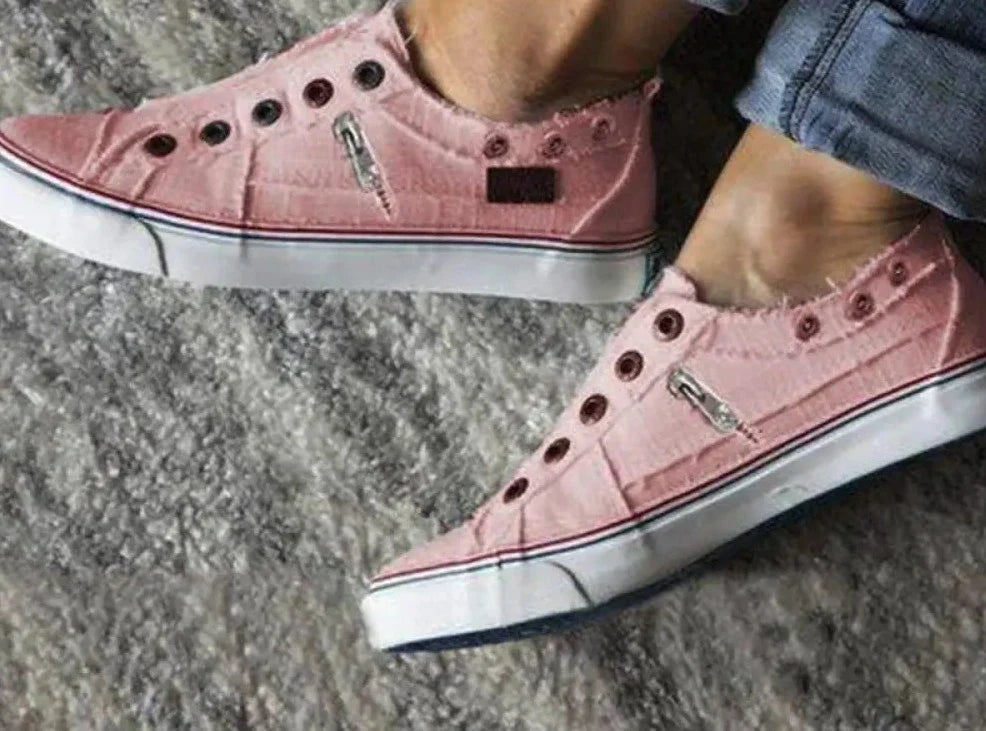 Women Vulcanized Sneakers Breathable Flat Casual Classic Shoes Woman Spring Autumn Canvas Zapatos Mujer Casual Shoes Aiertu